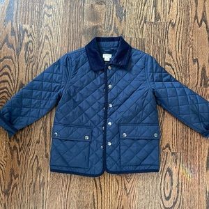 Coat Boys Crewcuts Size 4/5 Navy Blue Quilted. Excellent Condition.